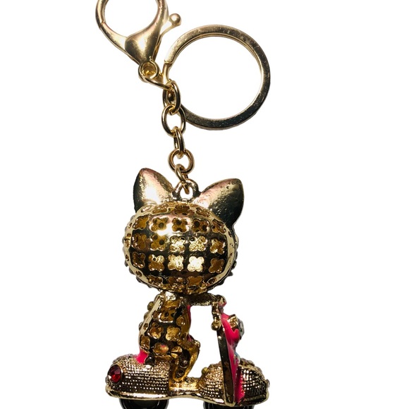 Bling Bling Cat Keychains (set of 2). Kawaii. Purchased them in Japan. Brand New - Picture 2 of 6